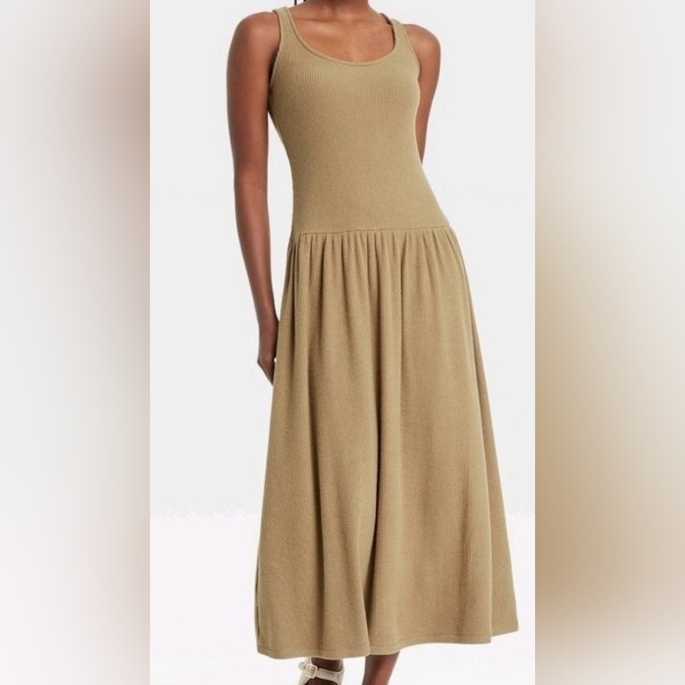 Universal Thread Tan Maxi Dress